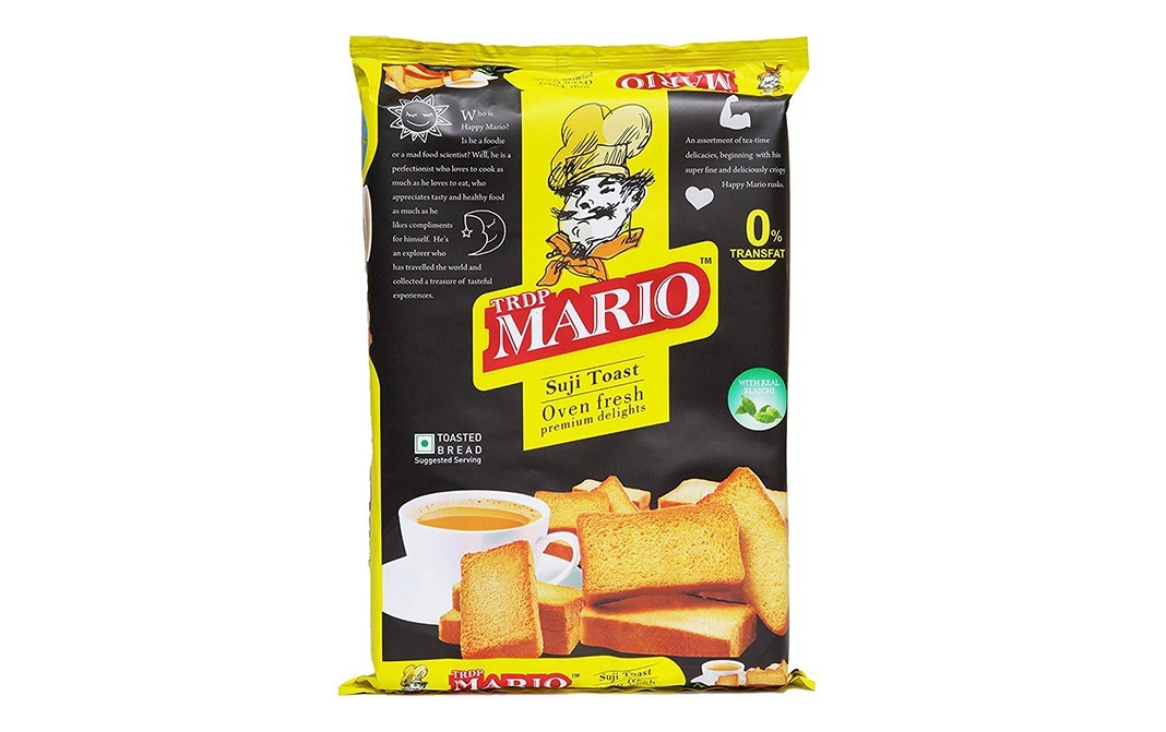 TRDP Mario Suji Toast Oven Fresh Premium Delights   Pack  300 grams